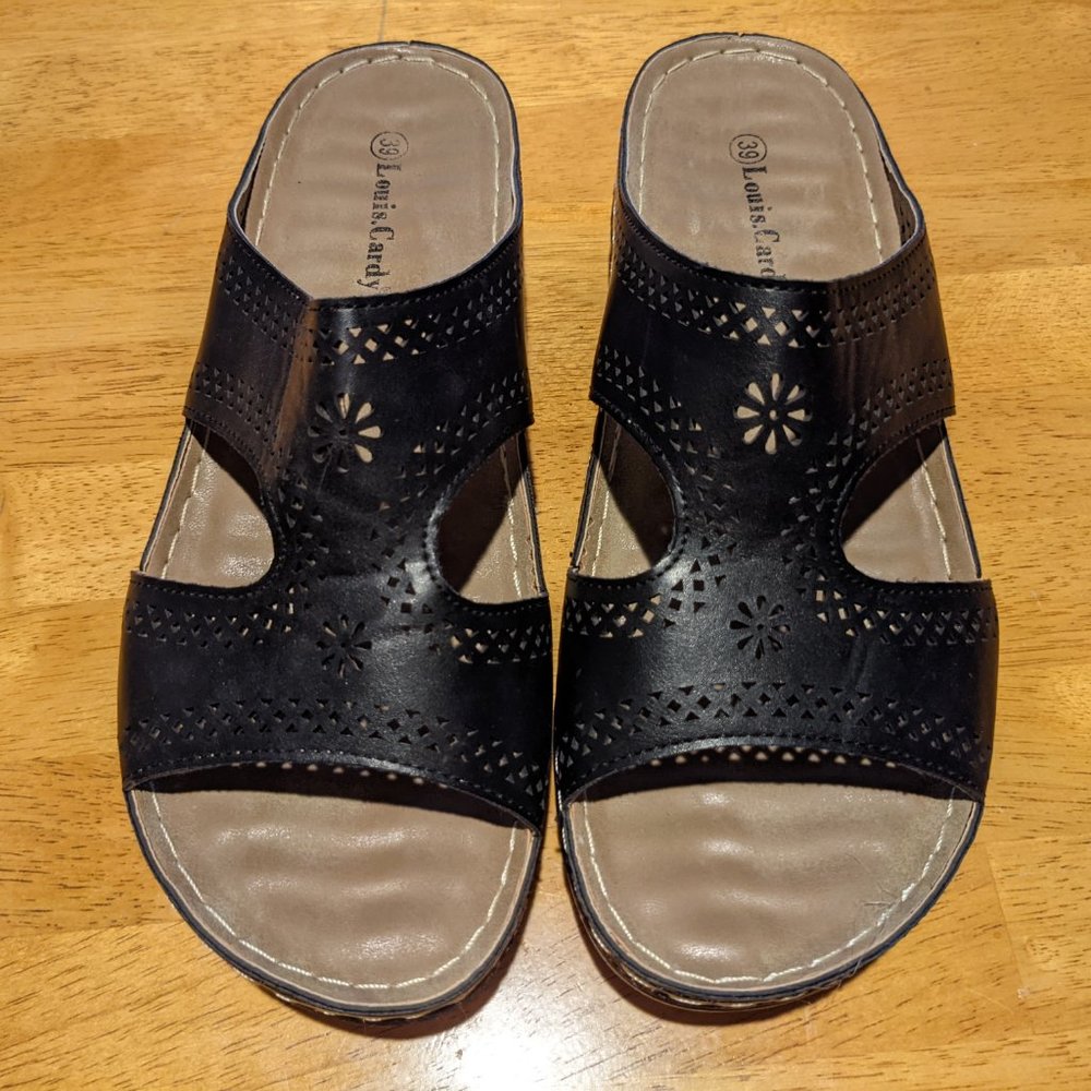 Louis Cardy Women's black sandals